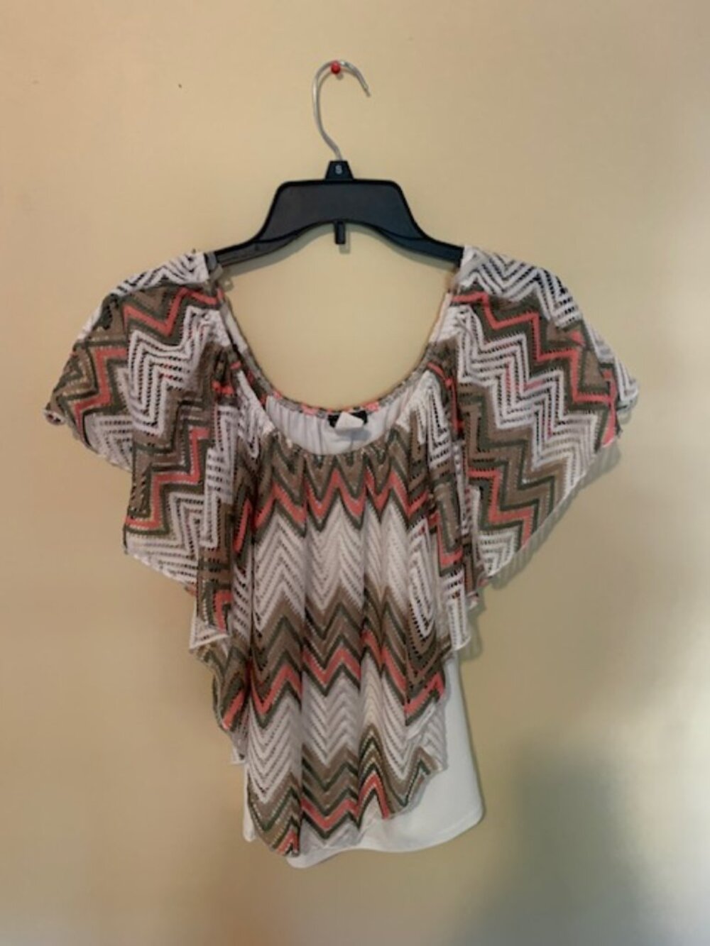 Janice , Latin style women's crocheted top, Size M